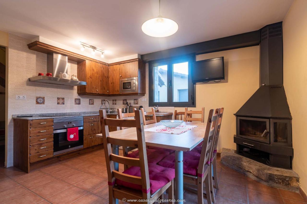Casa Rural Graeras En Castigaleu מראה חיצוני תמונה